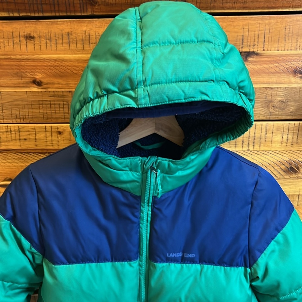 Lands' End ThermoPlume Fleece Lined Parka - Picture 3 of 9